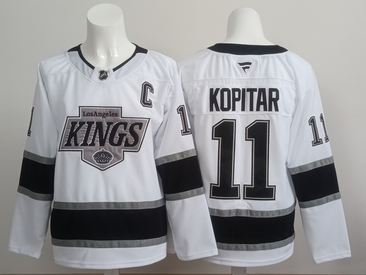 Men's Los Angeles Kings Anze Kopitar #11  White Breakaway Player Jersey