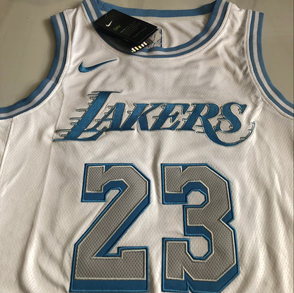 LeBron James Los Angeles Lakers  White 23 MN