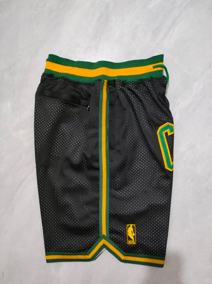 Boston Celtics Black & Gold Edition Pocket Shorts