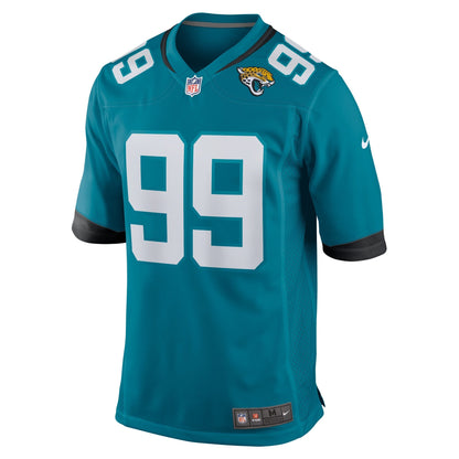 Jeremiah Ledbetter Jacksonville Jaguars Nike Home Game   Jersey - Teal