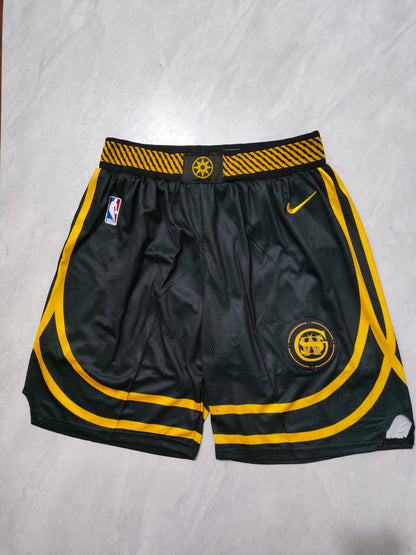 Golden State Warriors 24 Black City Edition Shorts
