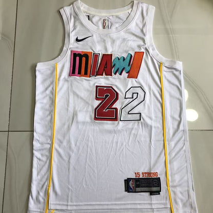 Jimmy Butler Miami Heat White 22 MN