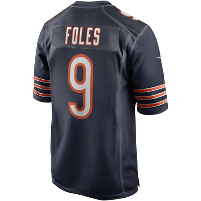 Nick Foles Chicago Bears Nike Game   Jersey - Navy