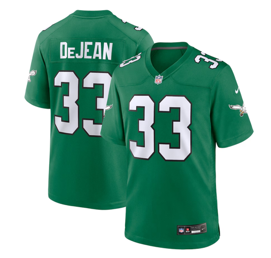 Cooper DeJean #33 Philadelphia Eagles Kelly Green Jersey