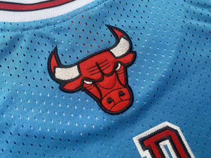 Michael Jordan Chicago Bulls 23 Blue Thorwback Jersey