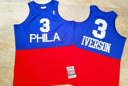 Allen Iverson Philadelphia 76ers Throwback Jersey