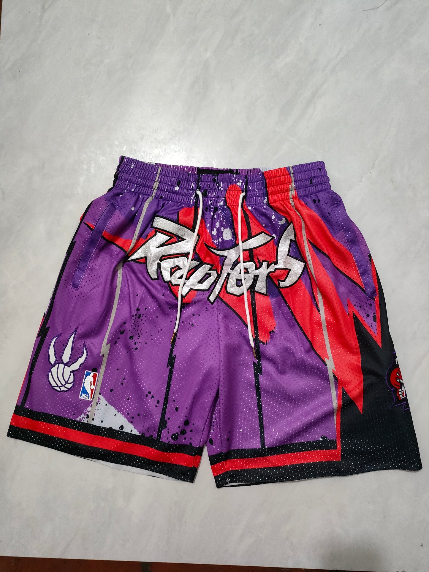 Toronto Raptors Purple Swingman Pocket Shorts