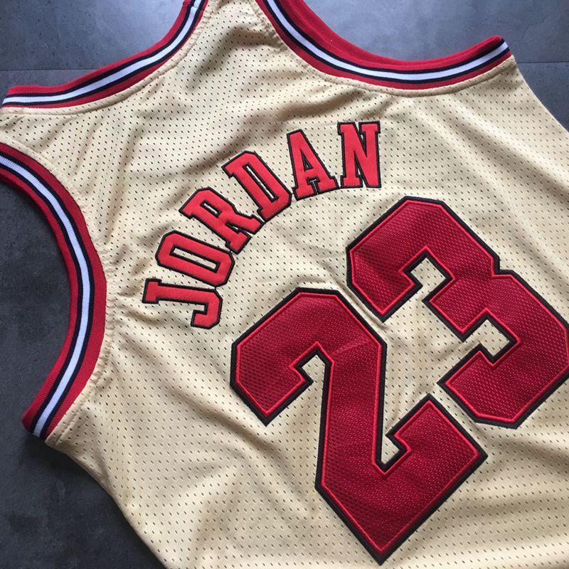 Michael Jordan Chicago Bulls 23 White Thorwback Jersey