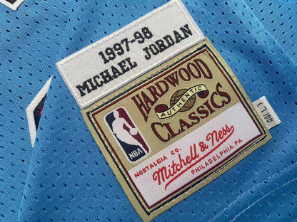 Michael Jordan Chicago Bulls 23 Blue Thorwback Jersey
