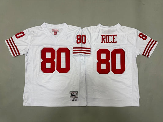 Youth Jerry Rice#80 San Francisco 49ers Vintage Throwback Jersey